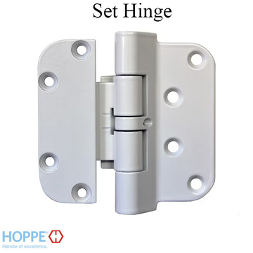 Hoppe F9010, 2009 Set Hinge, Rhi / Lho- Pure White - 3033941